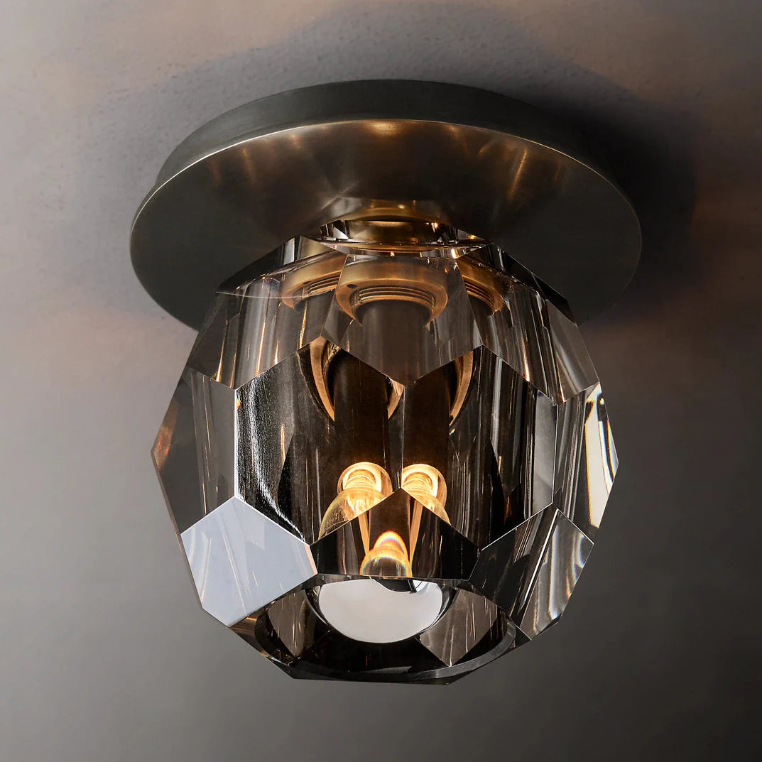 Kristal Single Ball Flush Mount