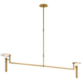 Brian Alabaster Wearstler Linear Chandelier