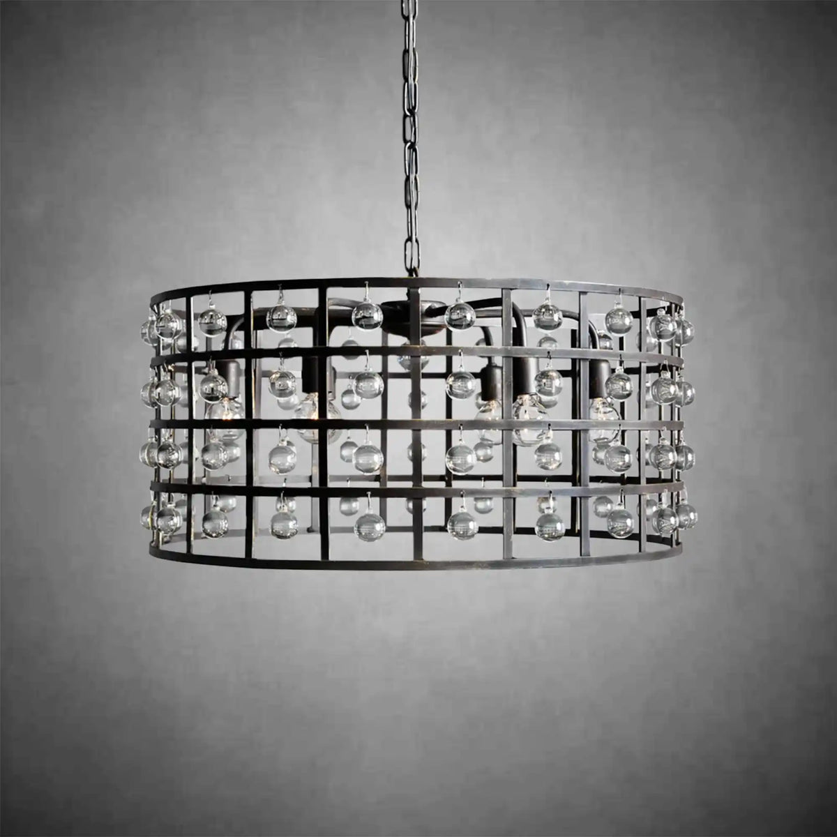 La Cage Round Chandelier 6/8/12 Light