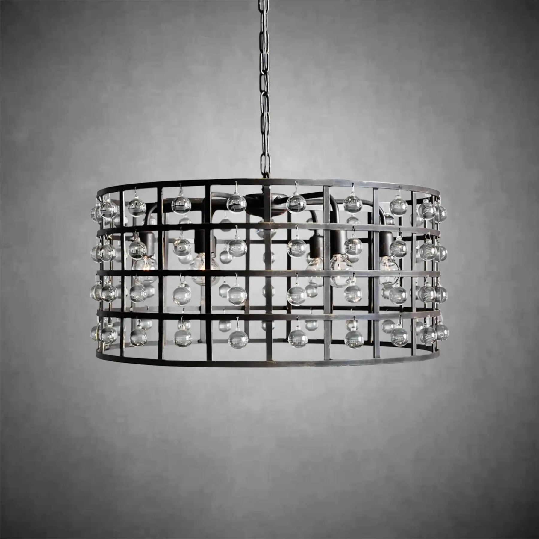 La Cage Round Chandelier 6/8/12 Light