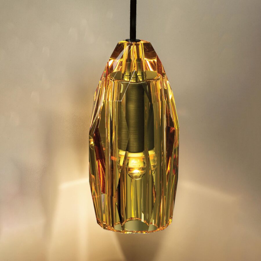 Lafi Crystal Glass Wall Sconce