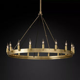 Lalania Vintage Candelabra Round Chandelier 42"（Customized)