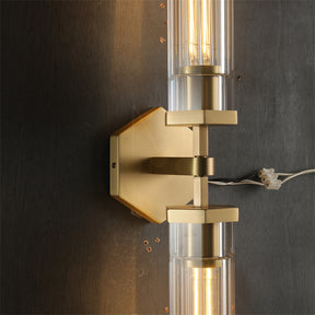 Lambel Hexagonal Grand Linear Wall Sconce