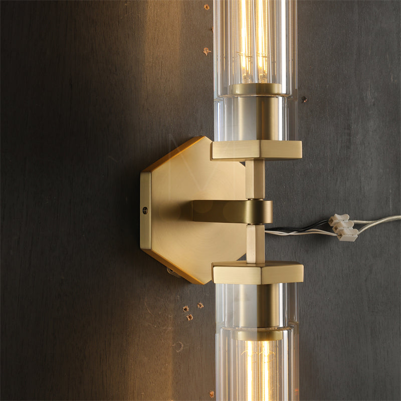 Lambel Hexagonal Grand Linear Wall Sconce