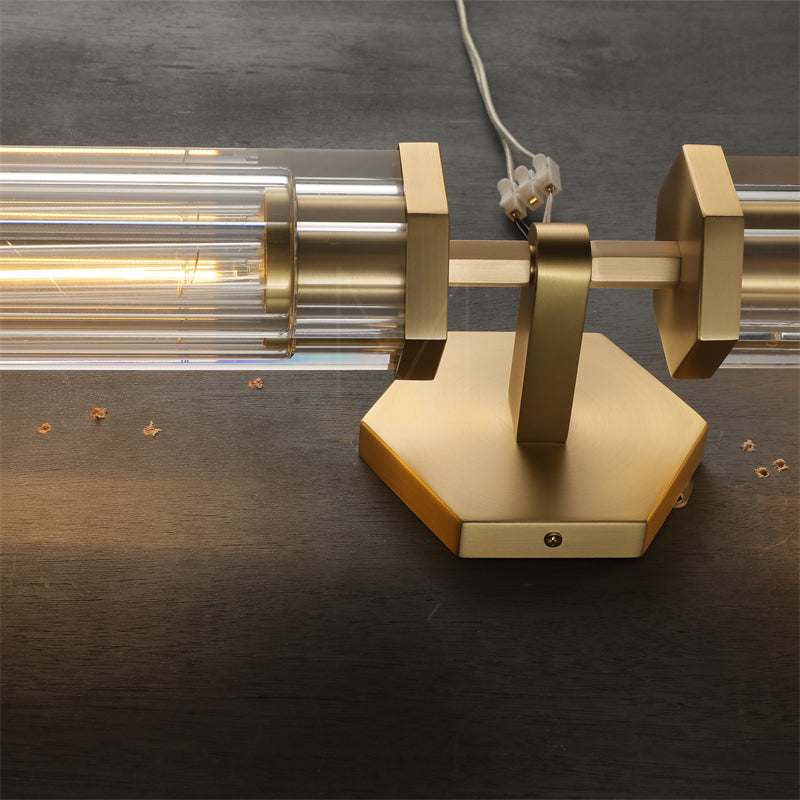 Lambel Hexagonal Grand Linear Wall Sconce