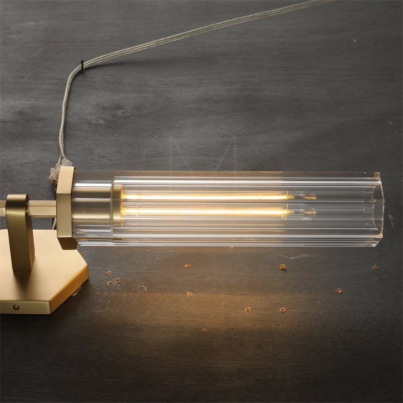 Lambel Hexagonal Grand Linear Wall Sconce