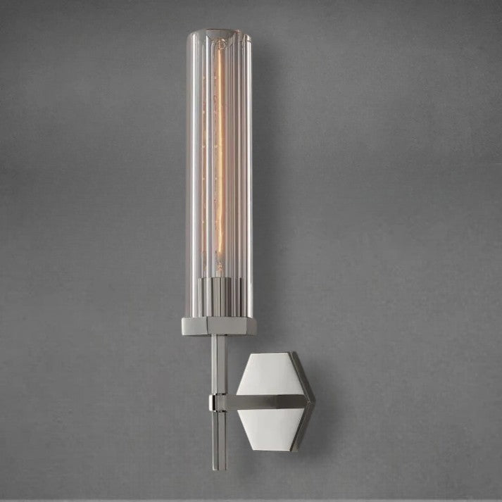 Lamora Hexagonal Wall Sconce 14"19"