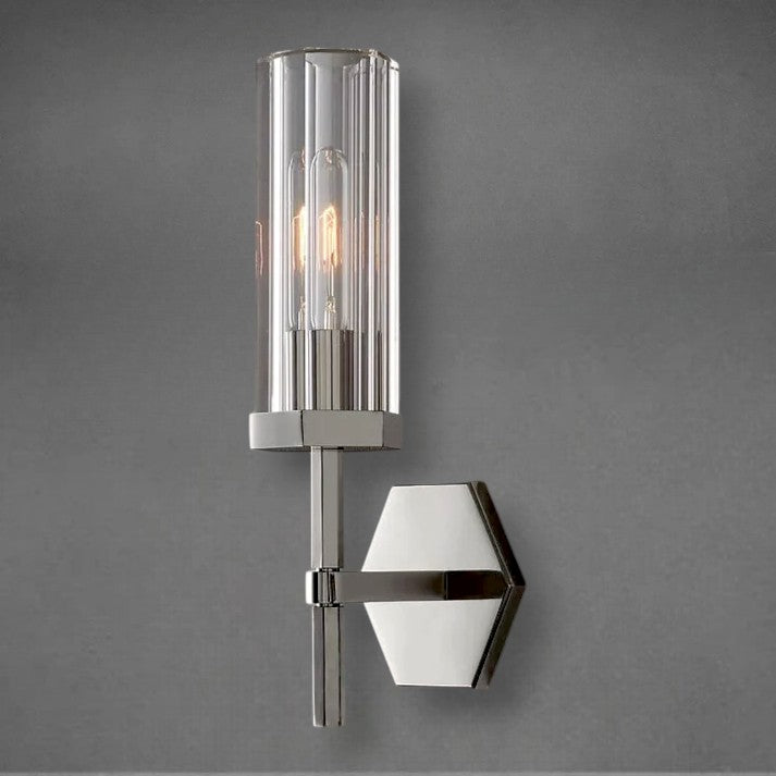 Lamora Hexagonal Wall Sconce 14"19"