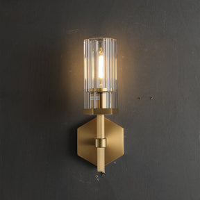 Lamora Hexagonal Wall Sconce 14"19"