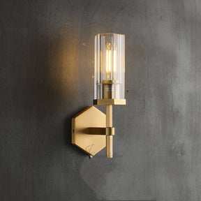 Lamora Hexagonal Wall Sconce 14"19"