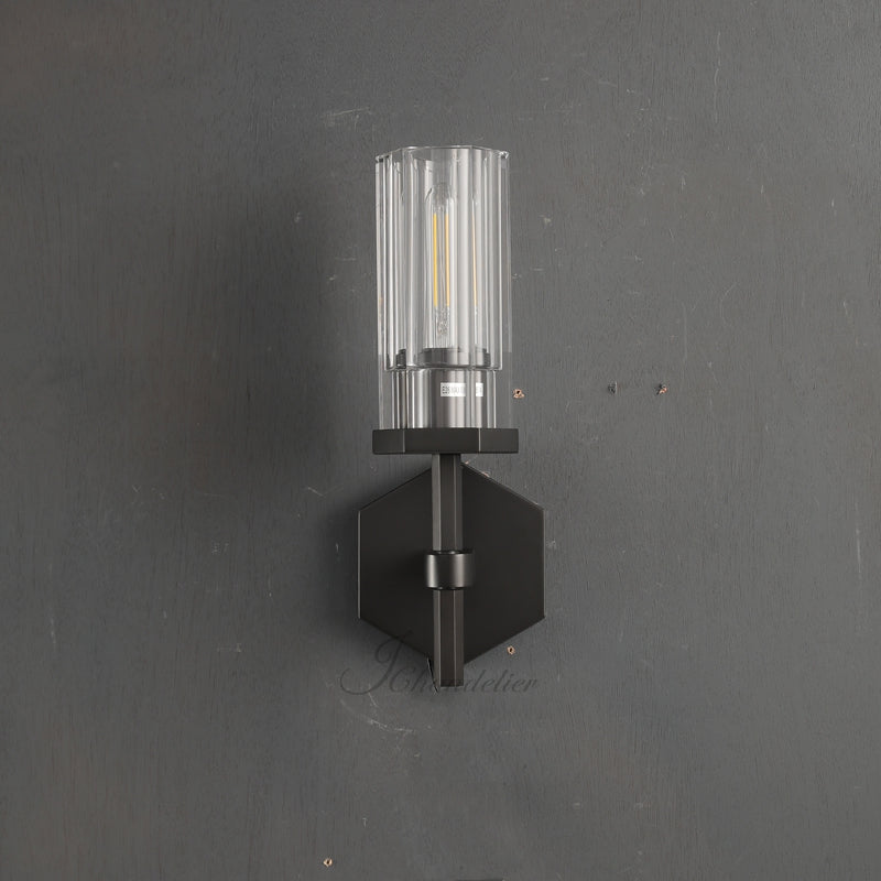Lamora Hexagonal Wall Sconce 14"19"
