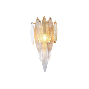 Larry Tiered Oval Glass Sconce