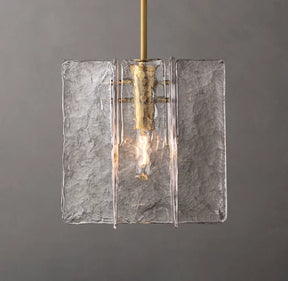 Lattic Clear Glass Pendant