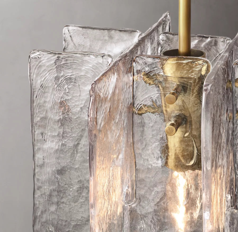 Lattic Clear Glass Pendant