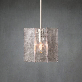 Lattic Clear Glass Pendant