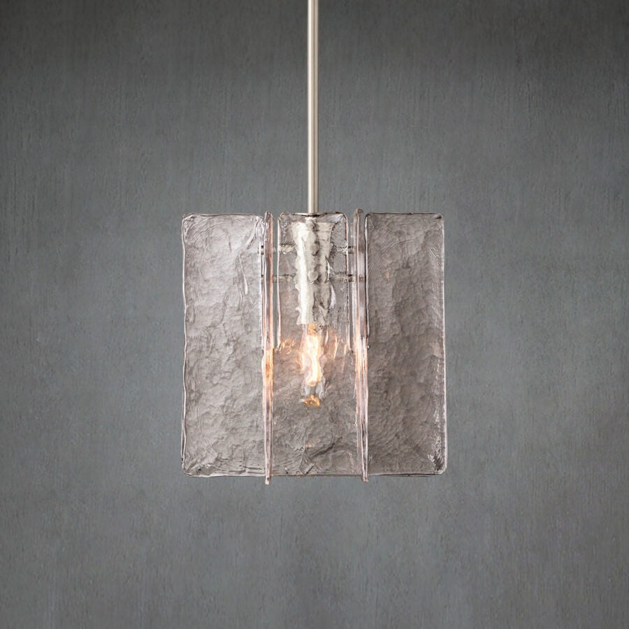 Lattic Clear Glass Pendant