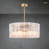Latrel Clear Glass Round Chandelier 36”