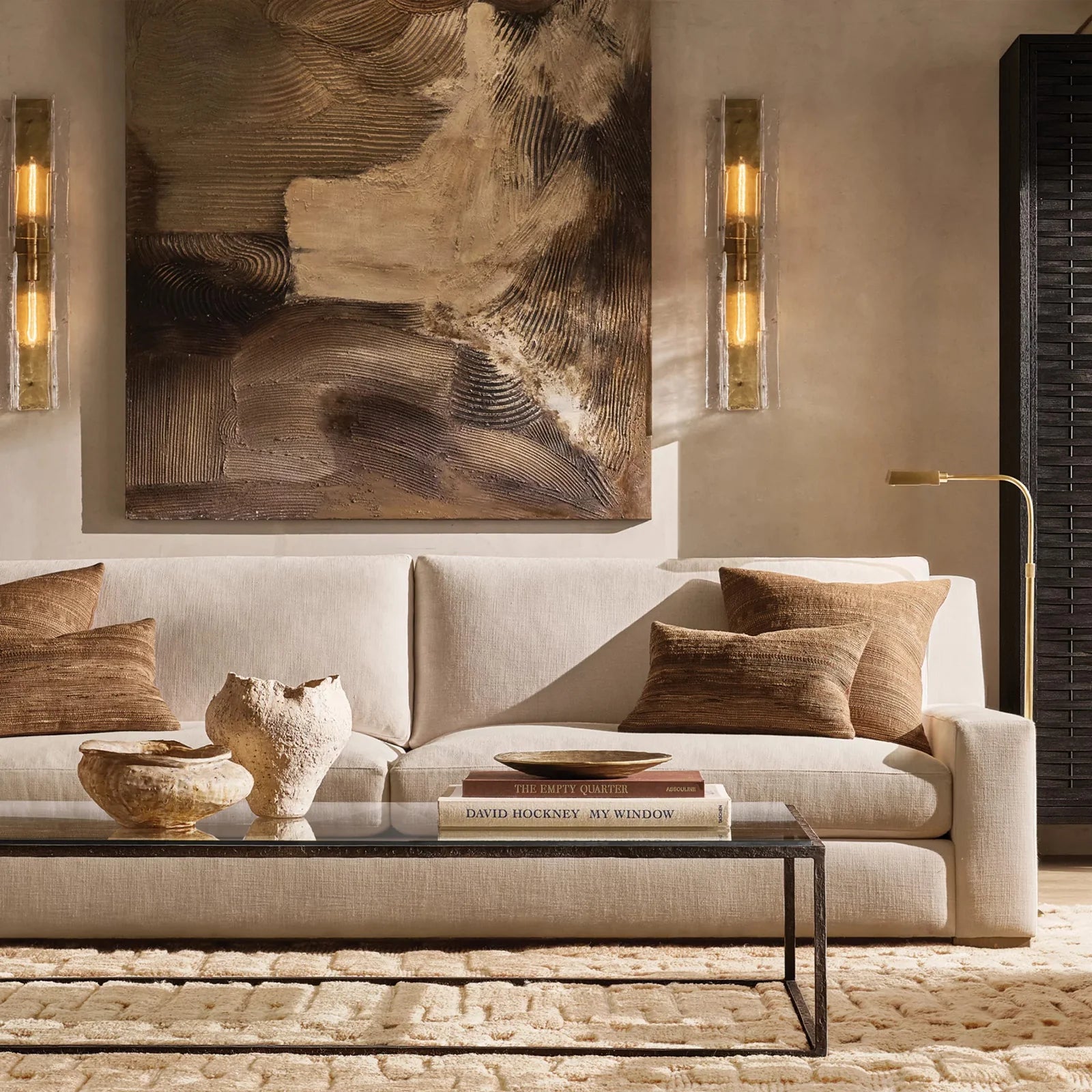 Lattic Glass Sconce 15" 30"