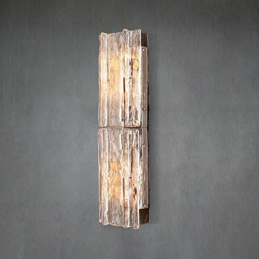Lattic Glass Sconce 15" 30"