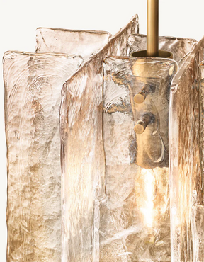 Lattic Smoke Glass Pendant