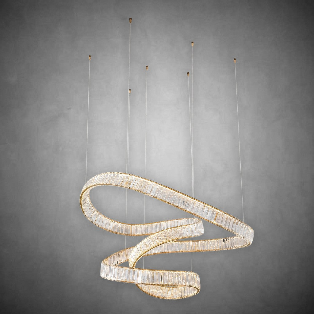 LED Rod Chandelier