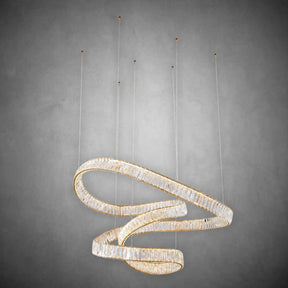 LED Rod Chandelier