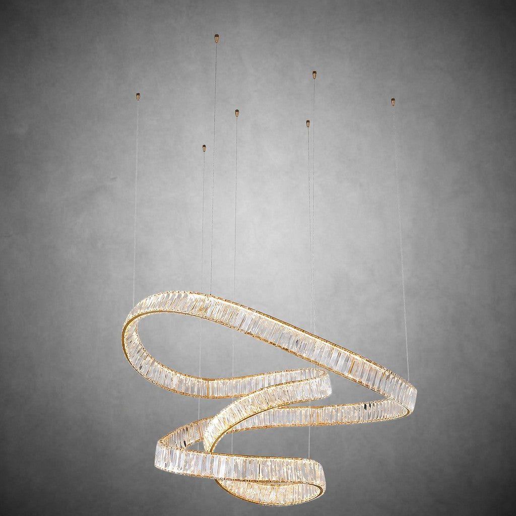 LED Rod Chandelier