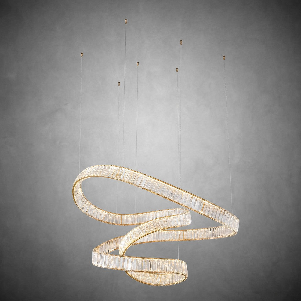LED Rod Chandelier