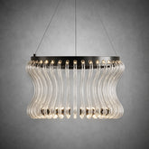 Lennox Glass Round Chandelier 21.6"D