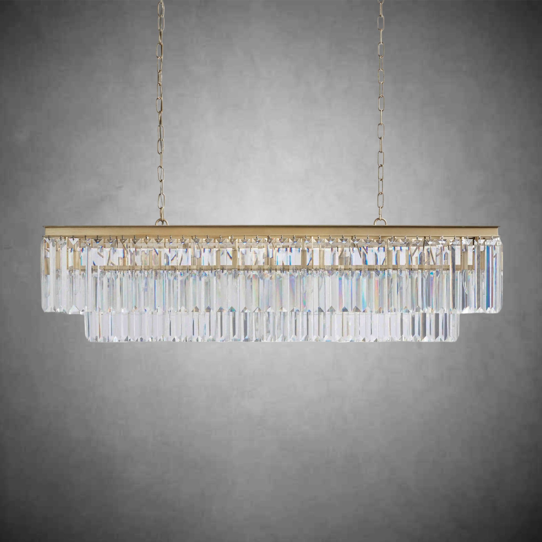 Leyland Tiered Rectangular Chandelier