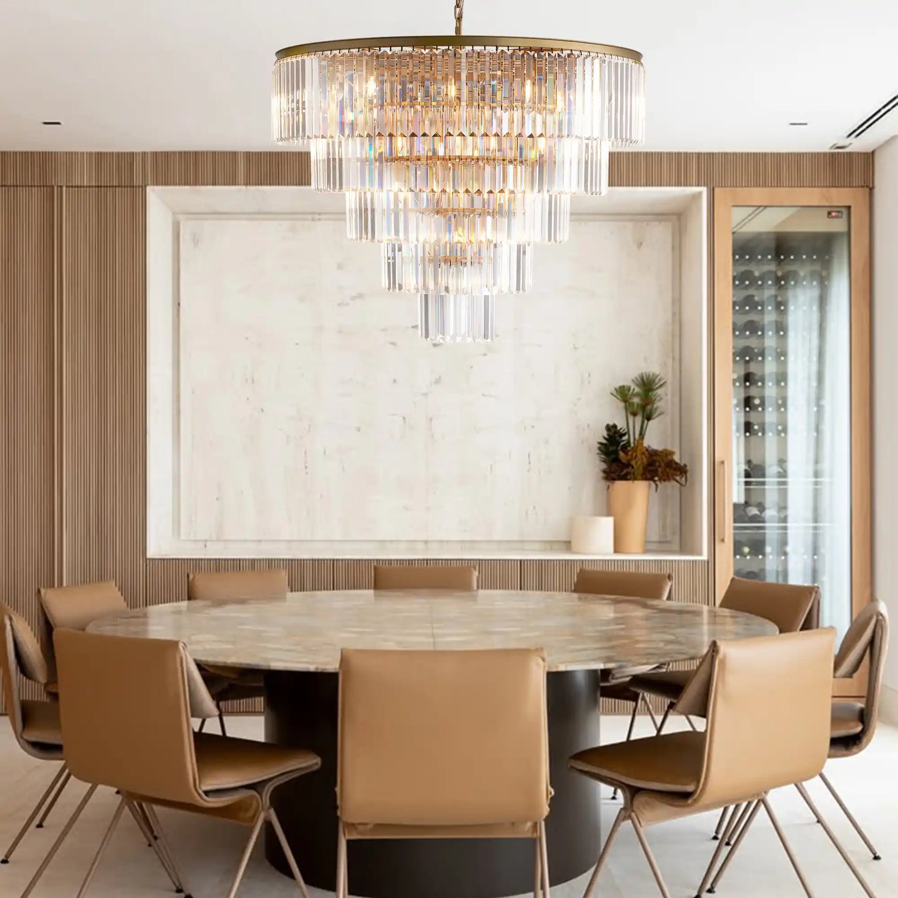 Leyland Tiered Round Chandelier