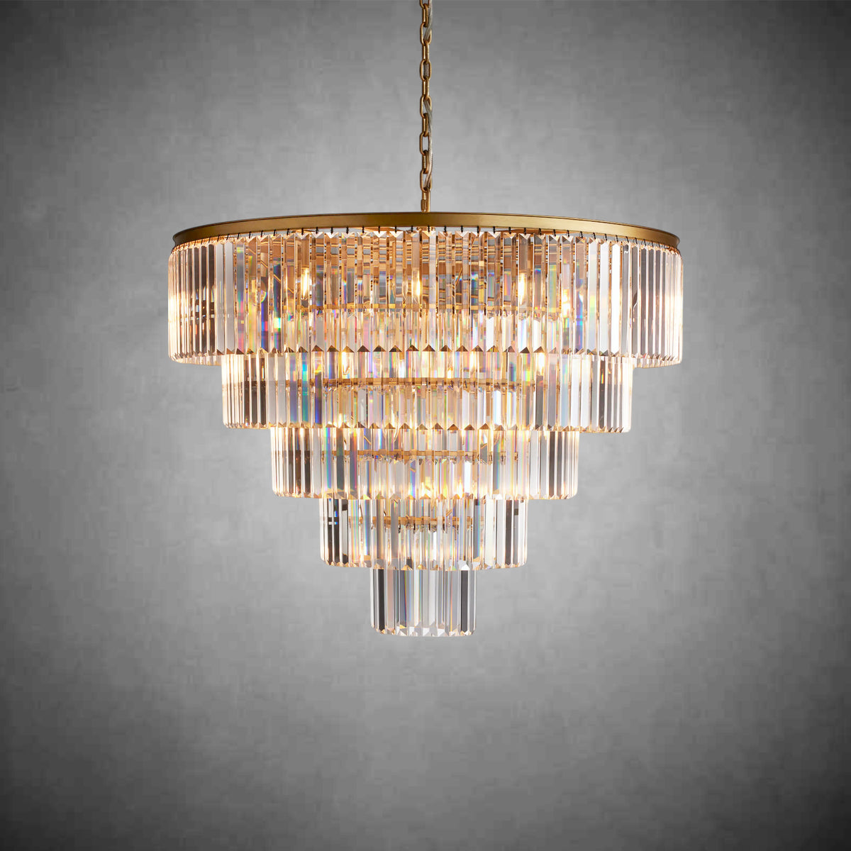 Leyland Tiered Round Chandelier