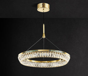 Light Luxury Creative Multi-layer Shell Crystal Art Chandelier for Living/Dining Room