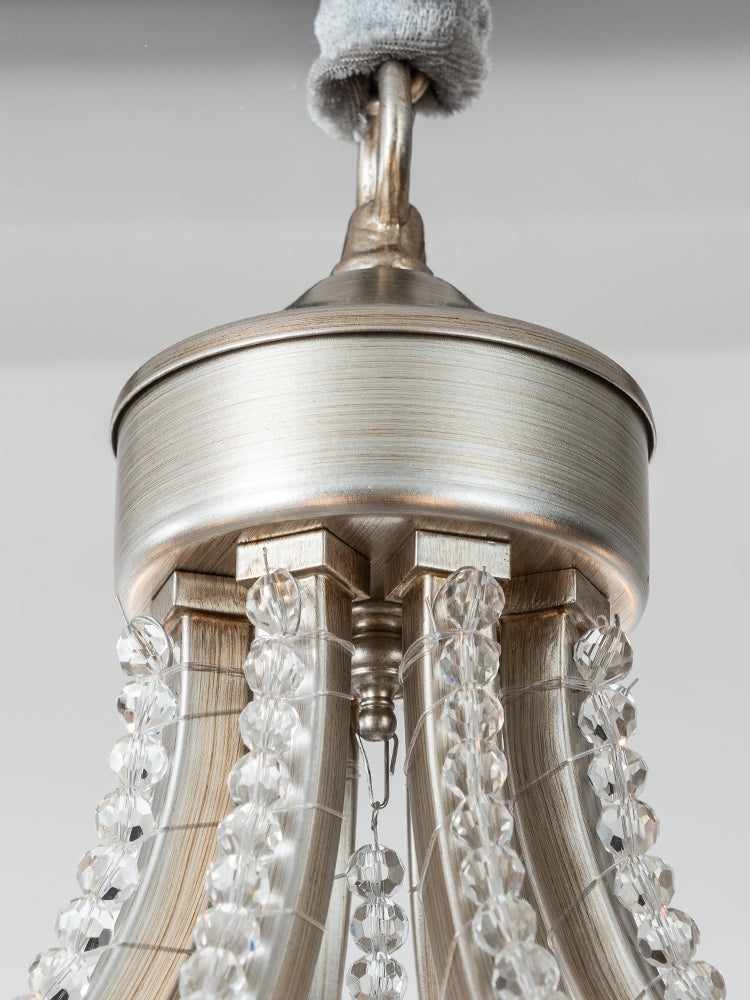 Light Luxury Nordic Vintage Candle Iron Lantern Chandelier for Living / Dining Room / Bedroom