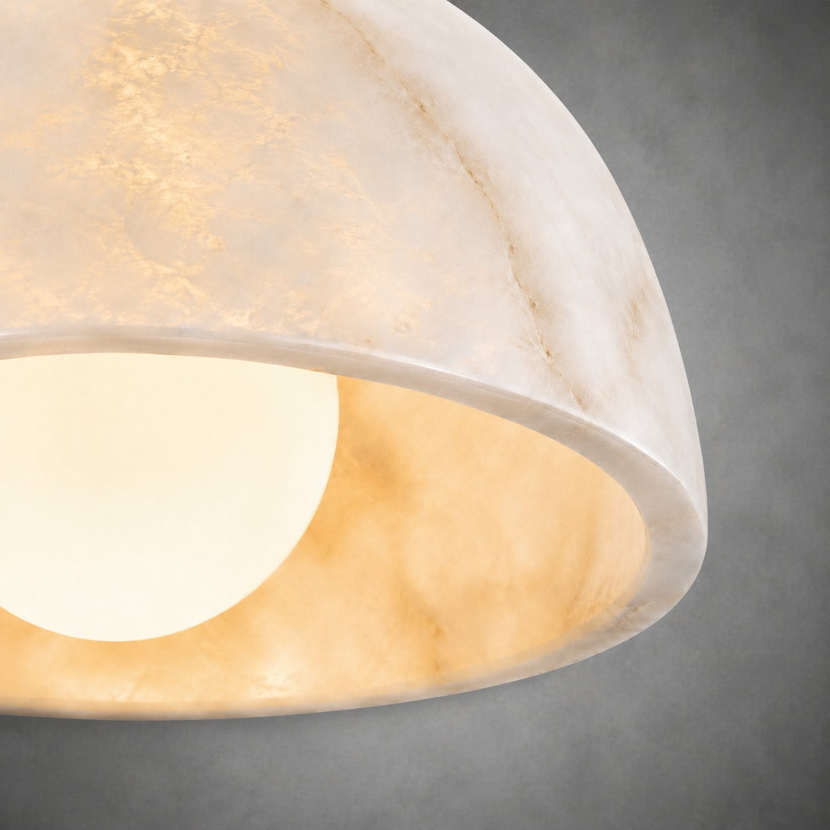Pendant Light Dome Marble