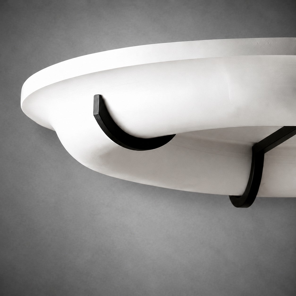 Chandelier Halo Drift Ring Plaster LED