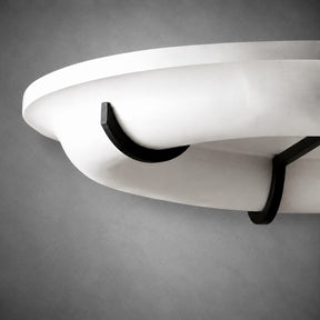 Chandelier Halo Drift Ring Plaster LED