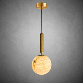 Solenne Sphere Alabaster Pendant Light