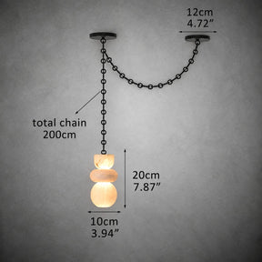 Chandelier Marble Swag Pendant