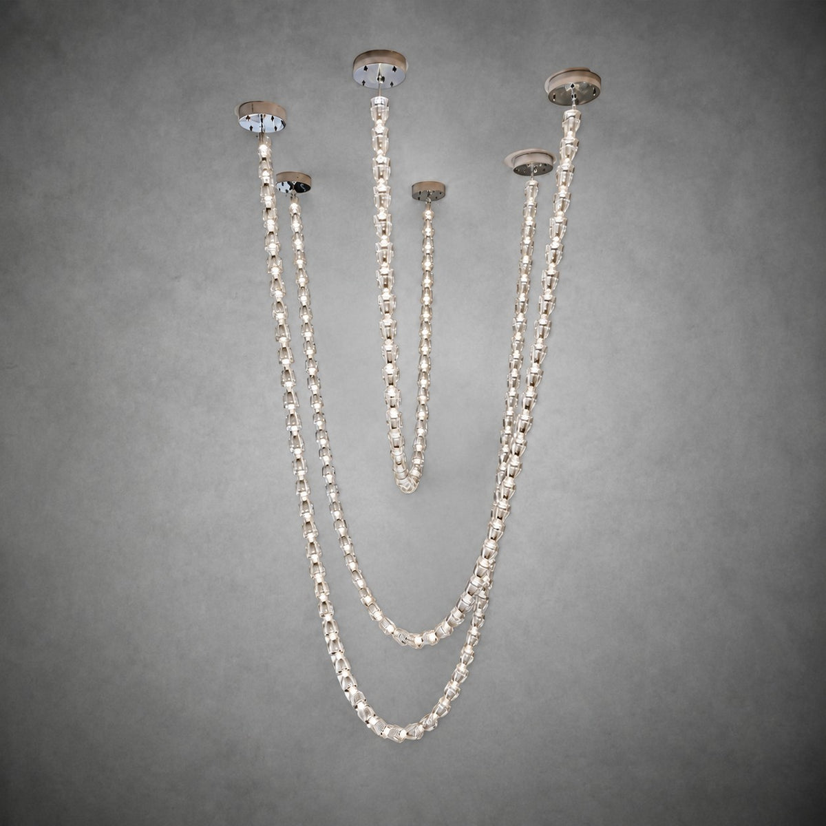 Chandelier Versailles Veil Cascading Crystal