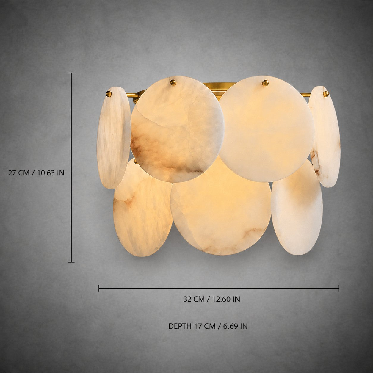 Wall Sconce  French Art Deco Spanish Alabaster