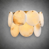 Wall Sconce  French Art Deco Spanish Alabaster