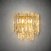 Wall Sconce  Murano-Style Textured Glass