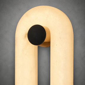 Valora  Living Room Wall Sconce Spanish Alabaster Minimalist