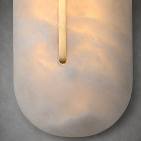 Valora  Living Room Wall Sconce  Spanish Alabaster Minimalist