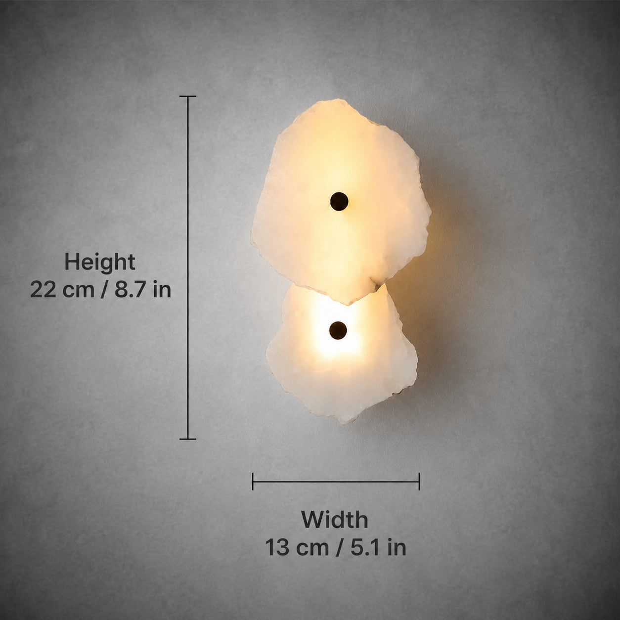Wall Sconce  Spanish Alabaster Organic Modern