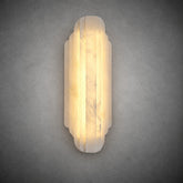 Arcelis  Living Room Wall Sconce  Spanish Alabaster Art Deco