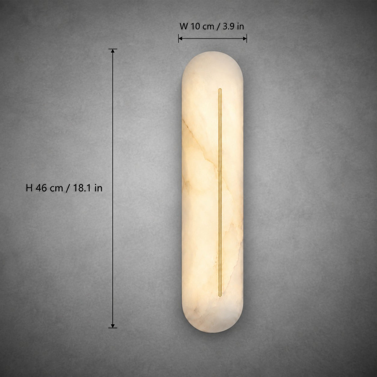 Valora  Living Room Wall Sconce  Spanish Alabaster Minimalist