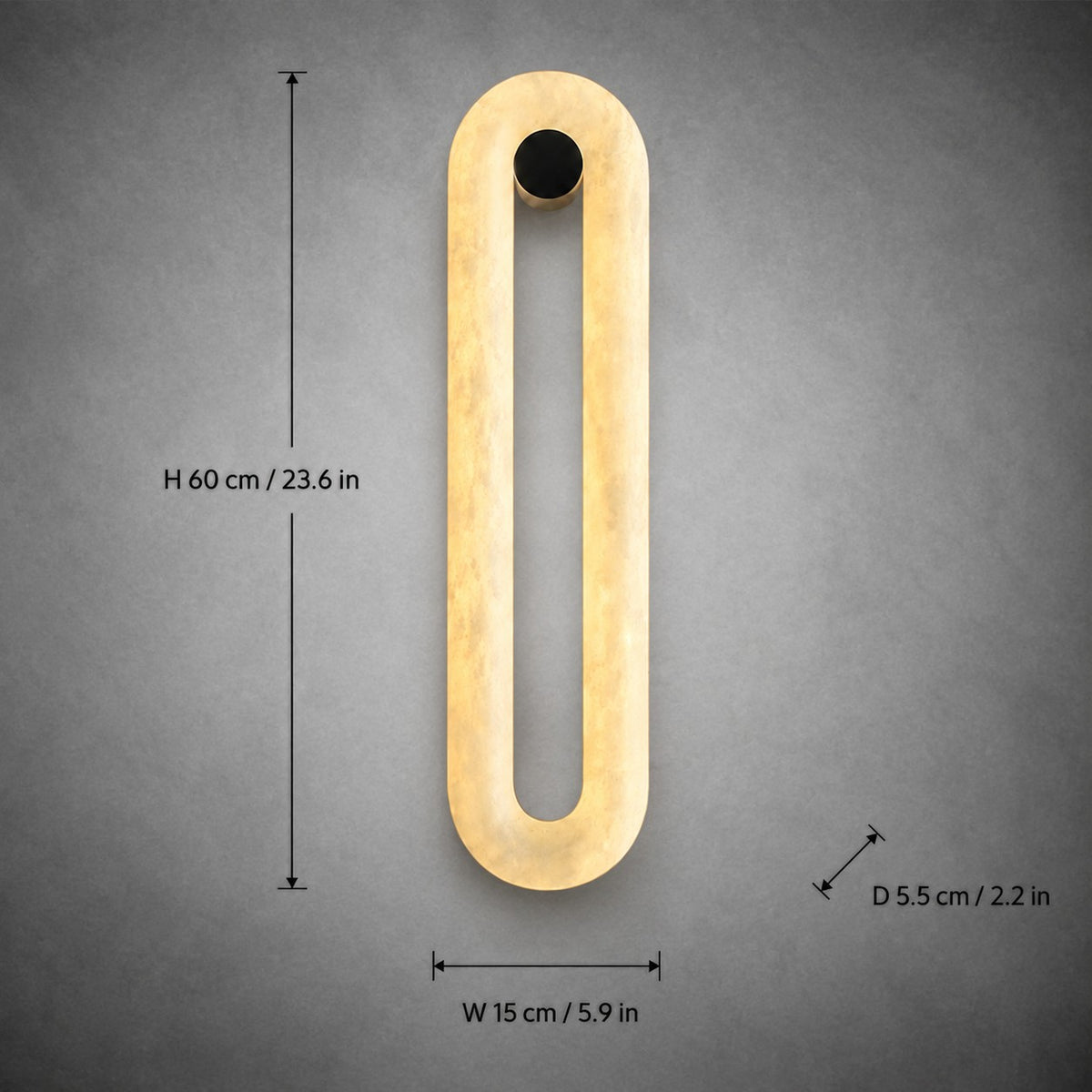 Valora  Living Room Wall Sconce Spanish Alabaster Minimalist