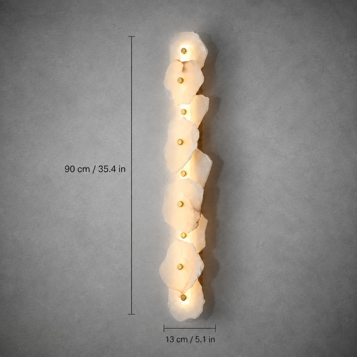 Wall Sconce  Spanish Alabaster Organic Modern